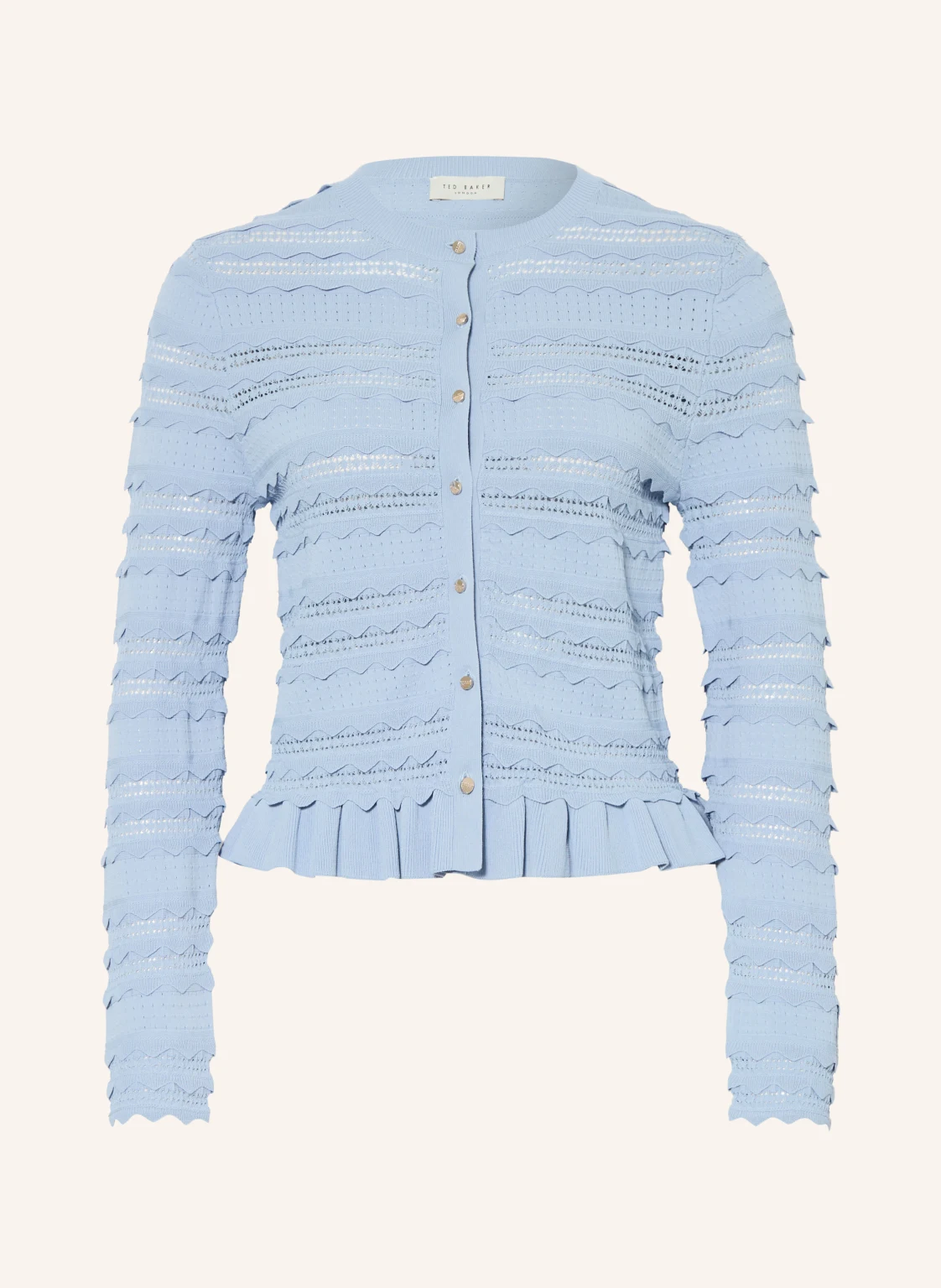 TED BAKER Strickjacke AVRIA mit Rüschen