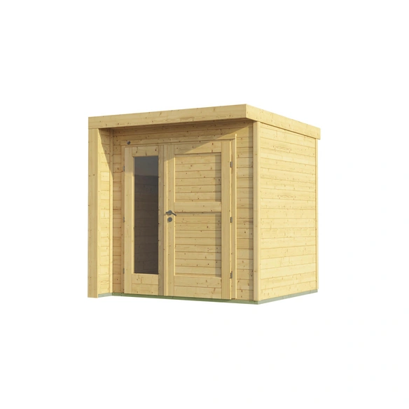 Gartenhaus »262«, Holz, BxT: 214 x 215 cm (Außenmaße inkl. Dachüberstand)