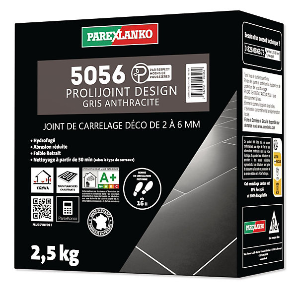 5056 prolijoint design anthracite 2.5kg parexlanko