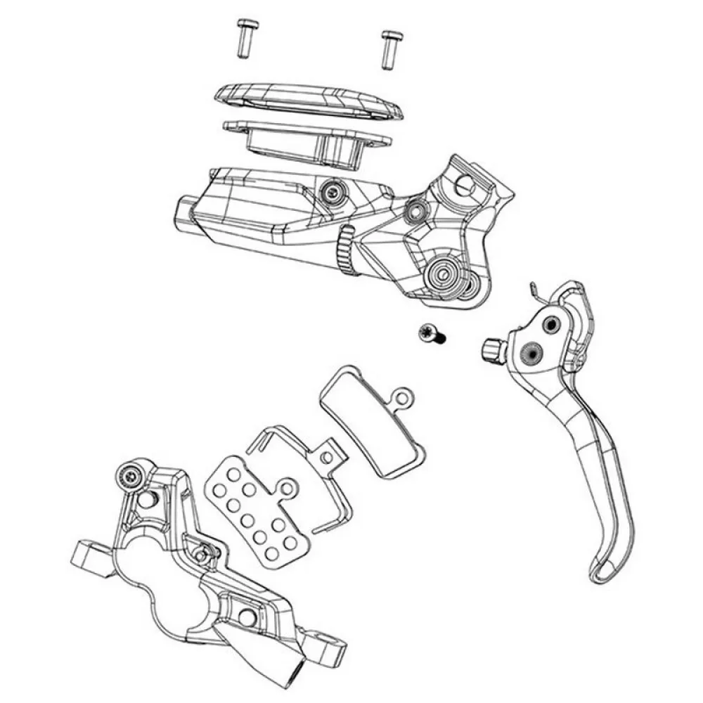 Sram Level TLM A1 Plus disc brake caliper
