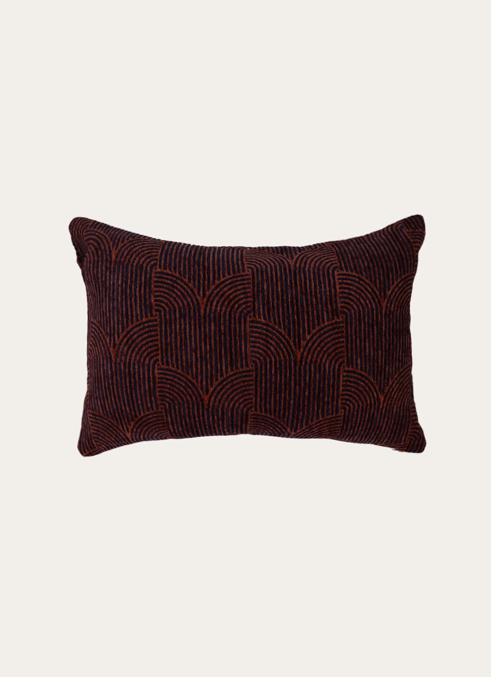 COUSSIN JACQUARD CHENILLE FONTAINE MARINE