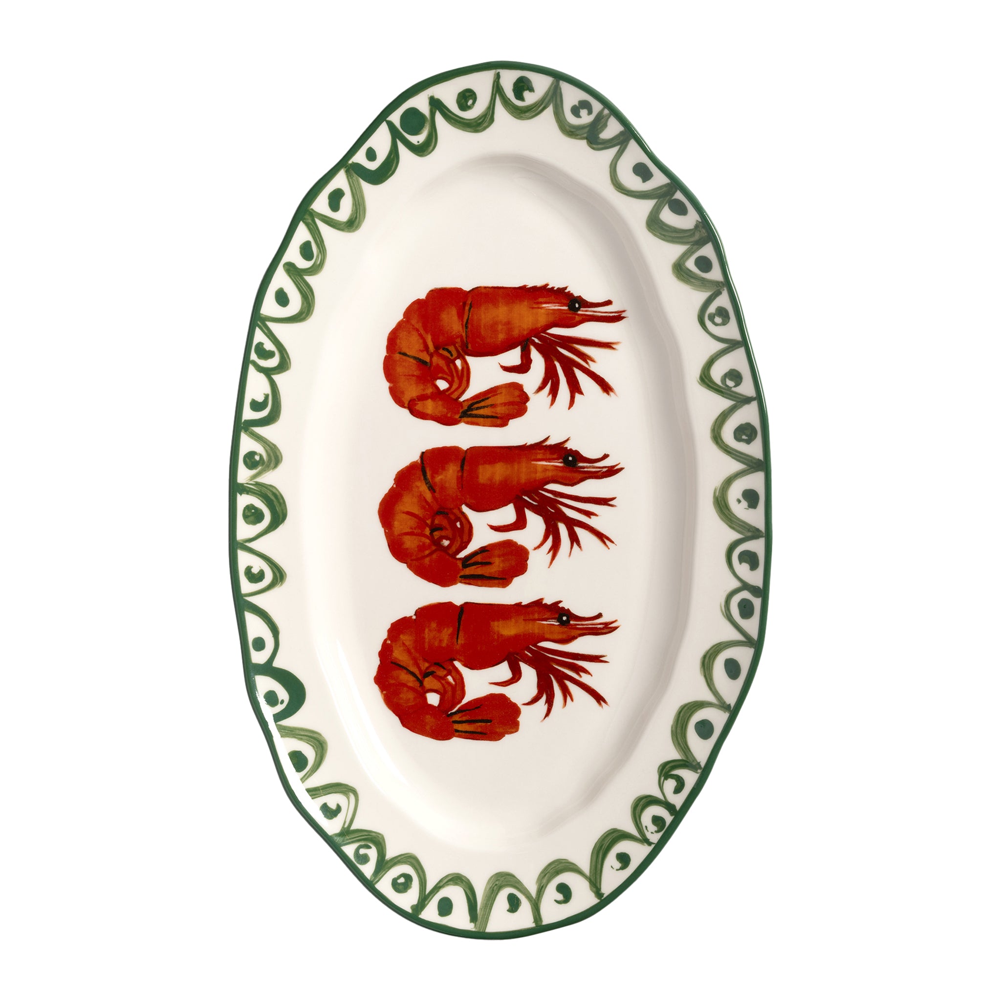 &k amsterdam Sirène Serveerschaal - Shrimp