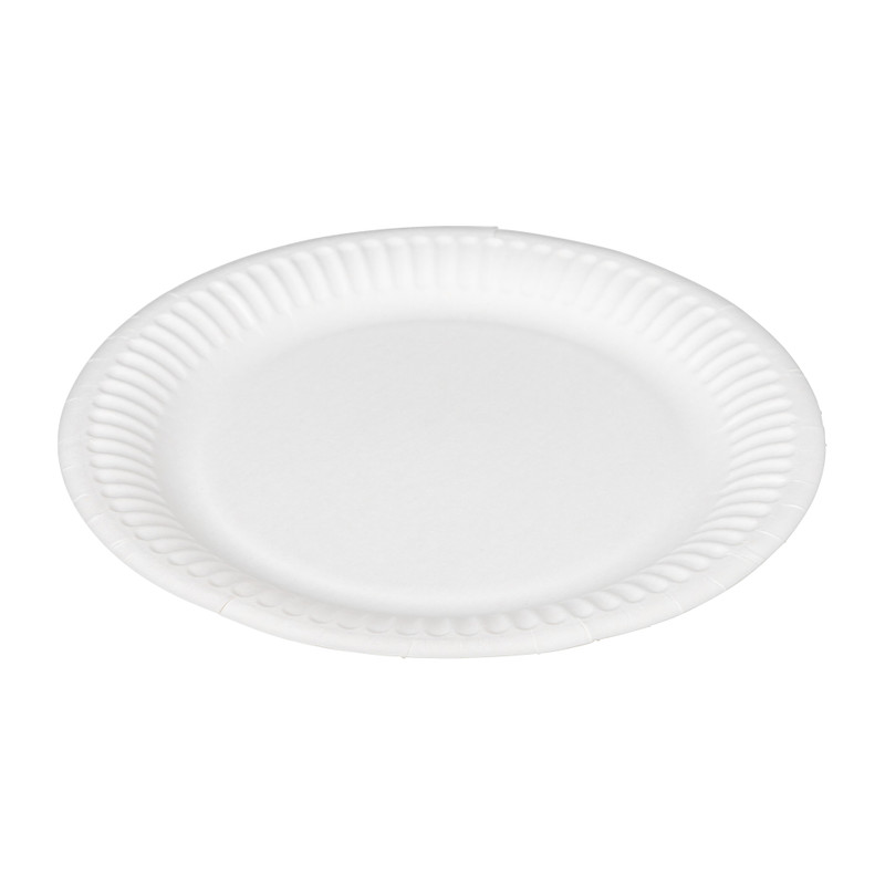 Bord wit - set van 8 - &Oslash;18 cm