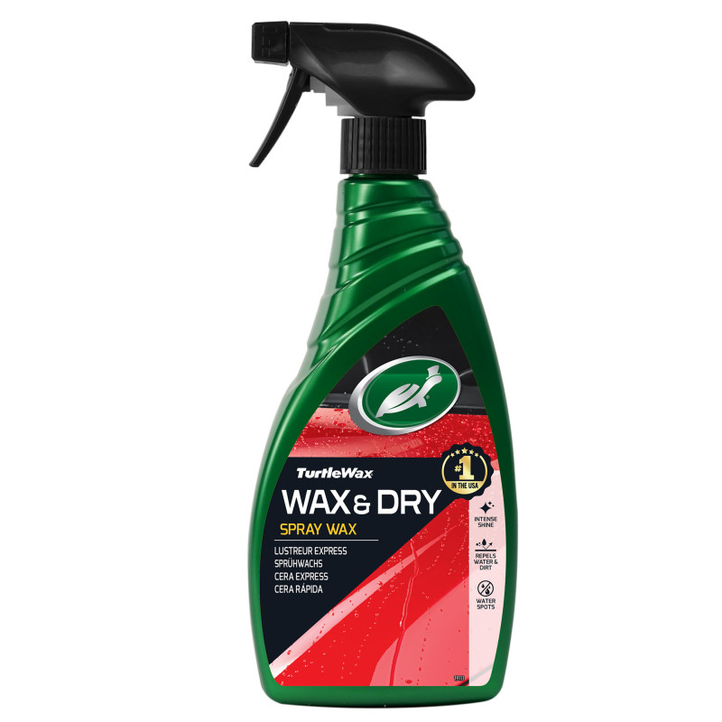 Cire pour voiture Wax & Dry 0,5 L TURTLE WAX