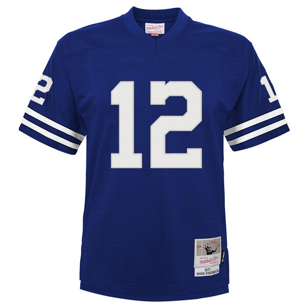 Roger Staubach Dallas Cowboys Preschool 1971 Retired Player Legacy Jersey - Navy