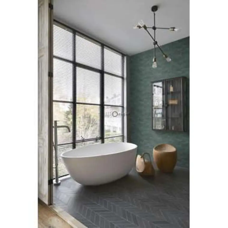 Origin behang - natuursteen met effect - groen - 53 cm x 10.05 m