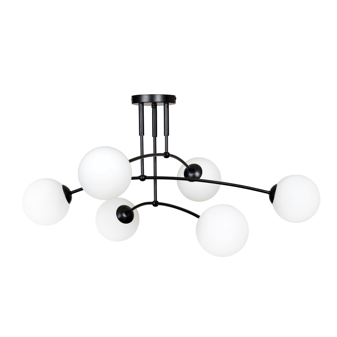 Lampa Sufitowa Pregos 6 Black