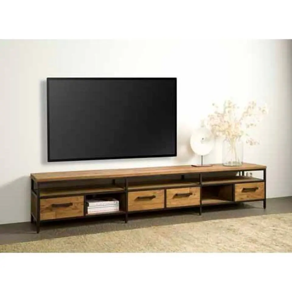 Tower Living - Livorno tv-meubel - 240 cm - bruin