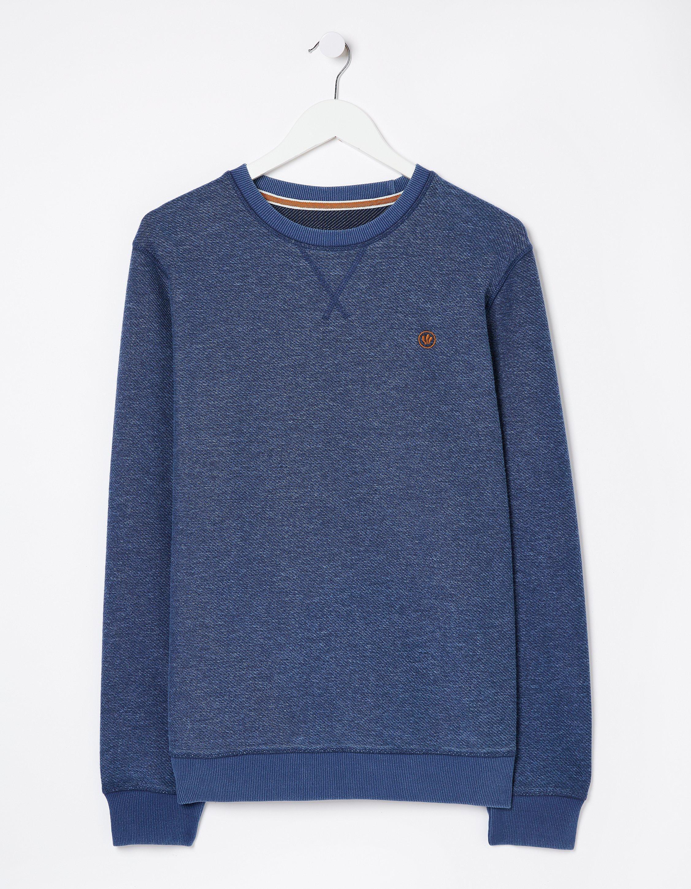 Indigo Crew Neck Sweatshirt