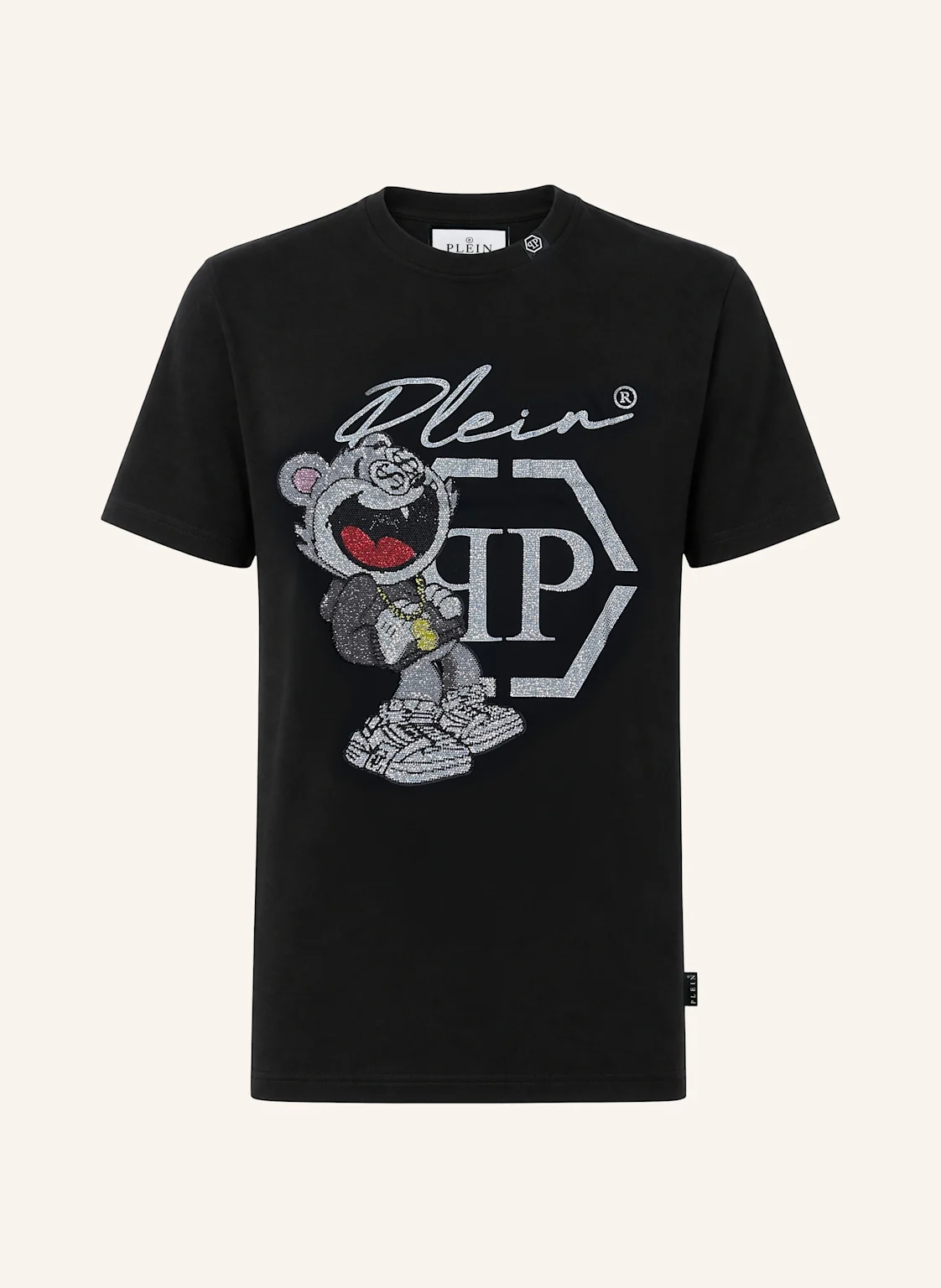 PHILIPP PLEIN Kurzarm-Rundhals-T-Shirt MONEY