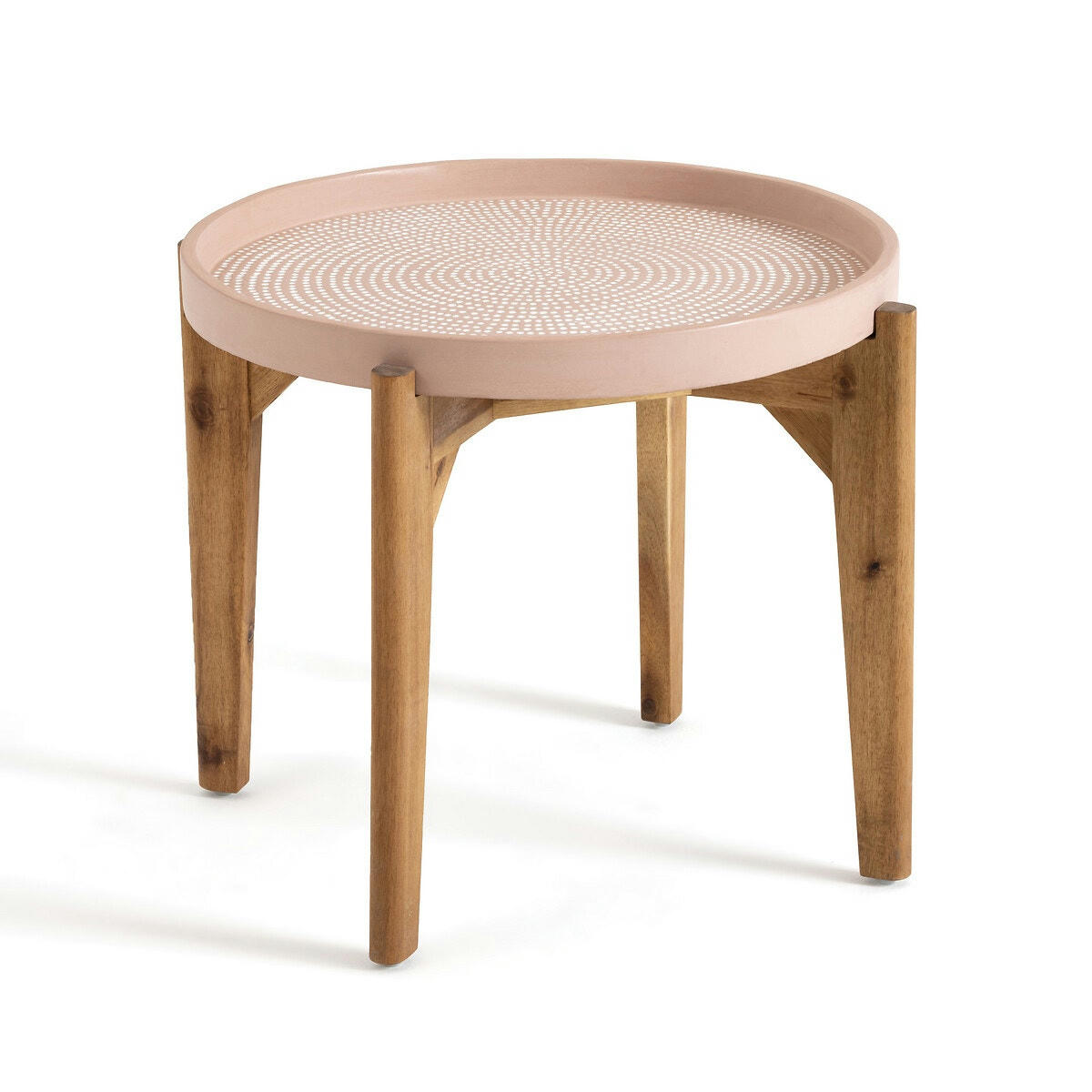 Table basse acacia et fibres de ciment, Médan