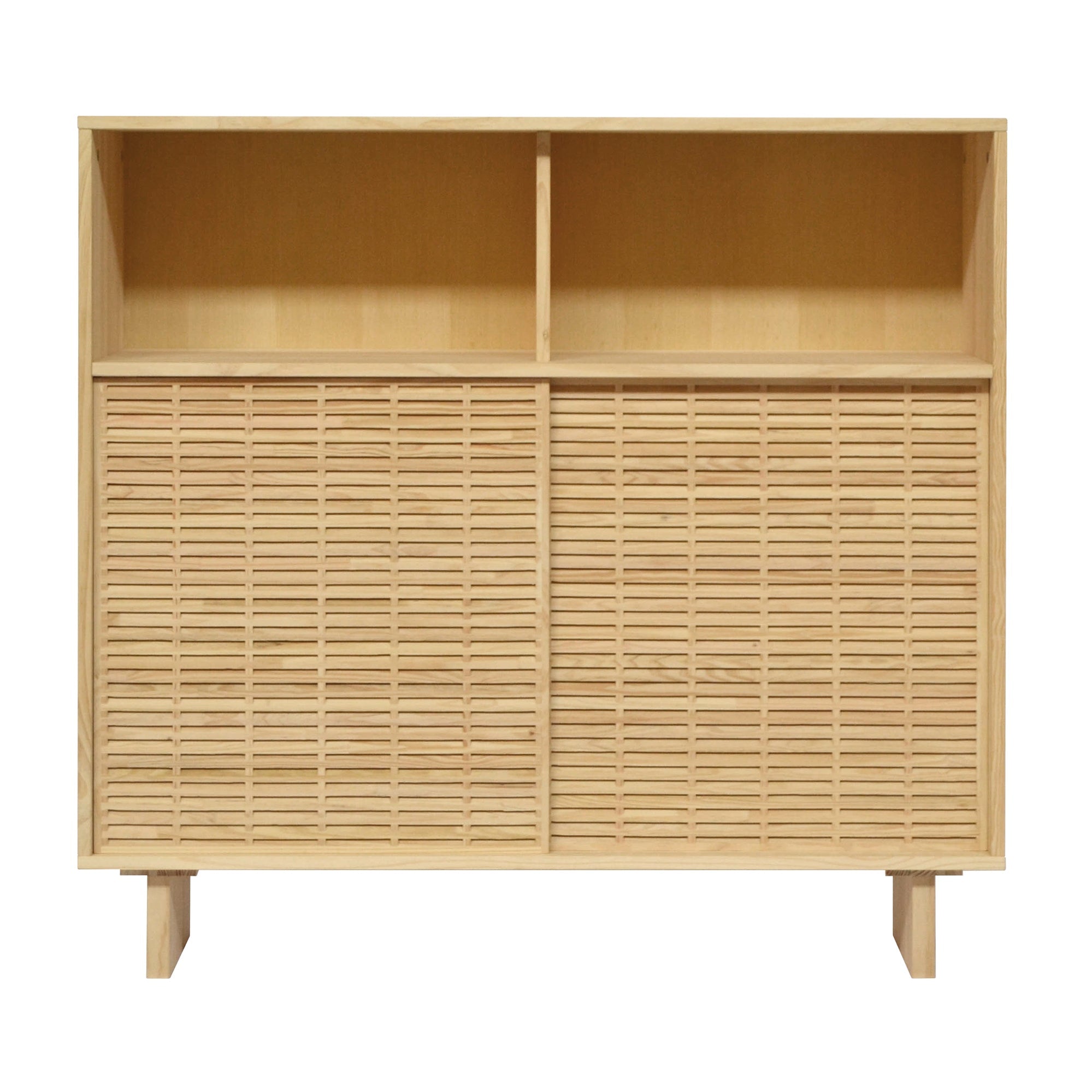 Naan Furniture Dressoir Formentera - Natuurlijk ongelakt massief grenen - 120 cm