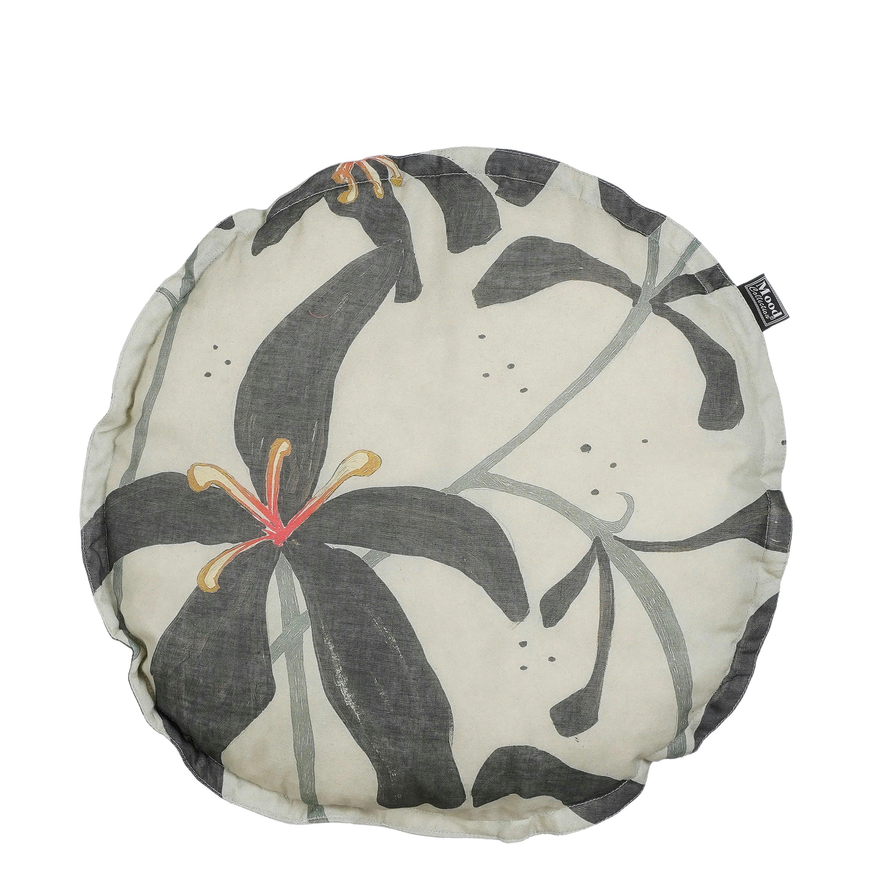 - Coussin en coton anthracite D40