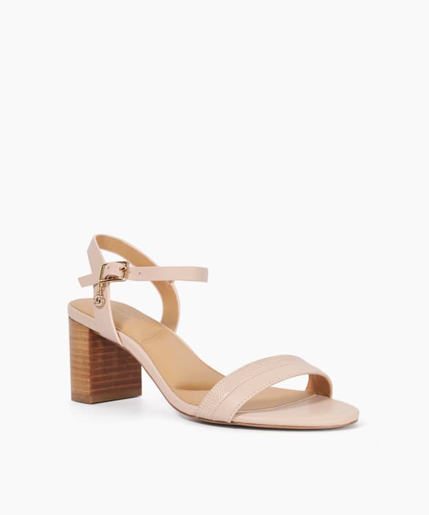 Jaycie Blush - Block Heel Sandals