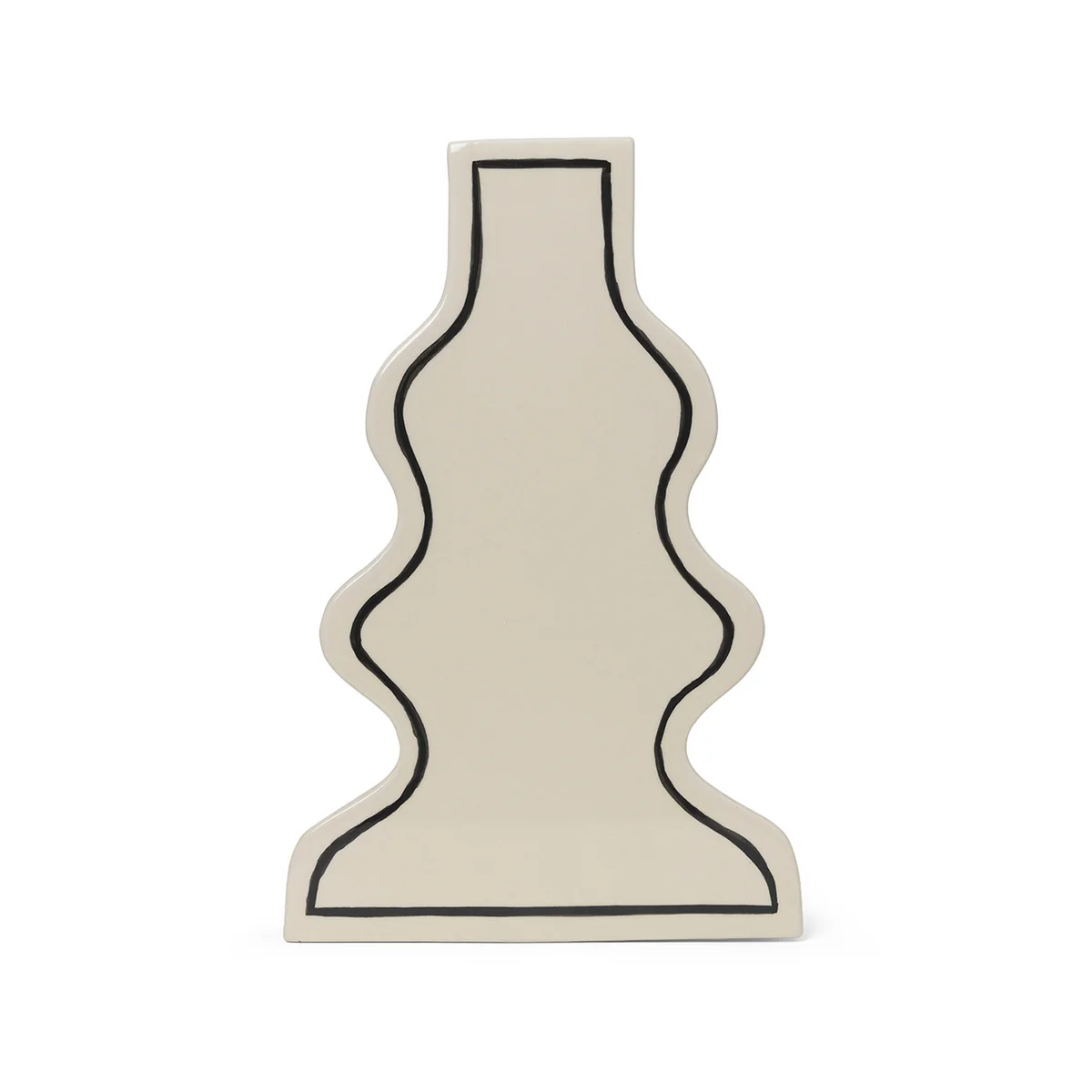Ferm Living - Paste Vase Slim, off-white