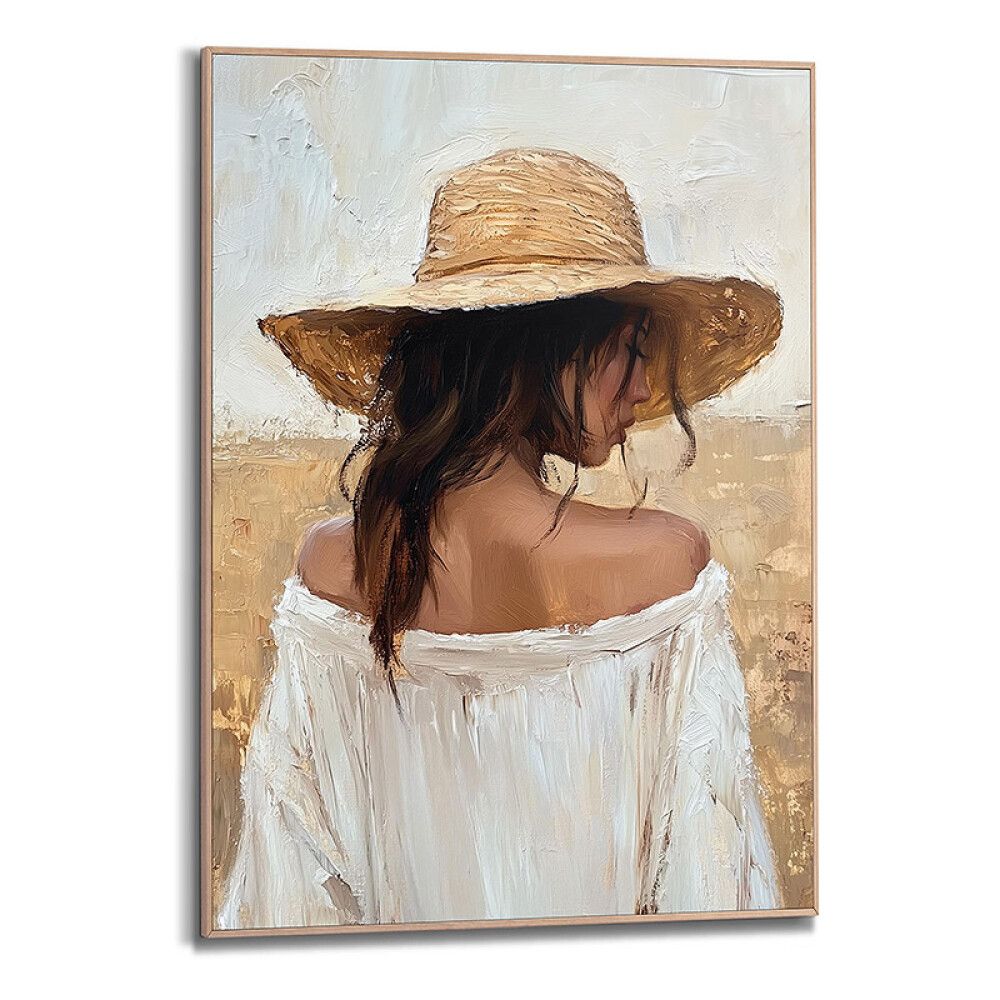 DEKORBILDE REINDERS SUMMER LADY SLIM RAMME 50X70CM TRE