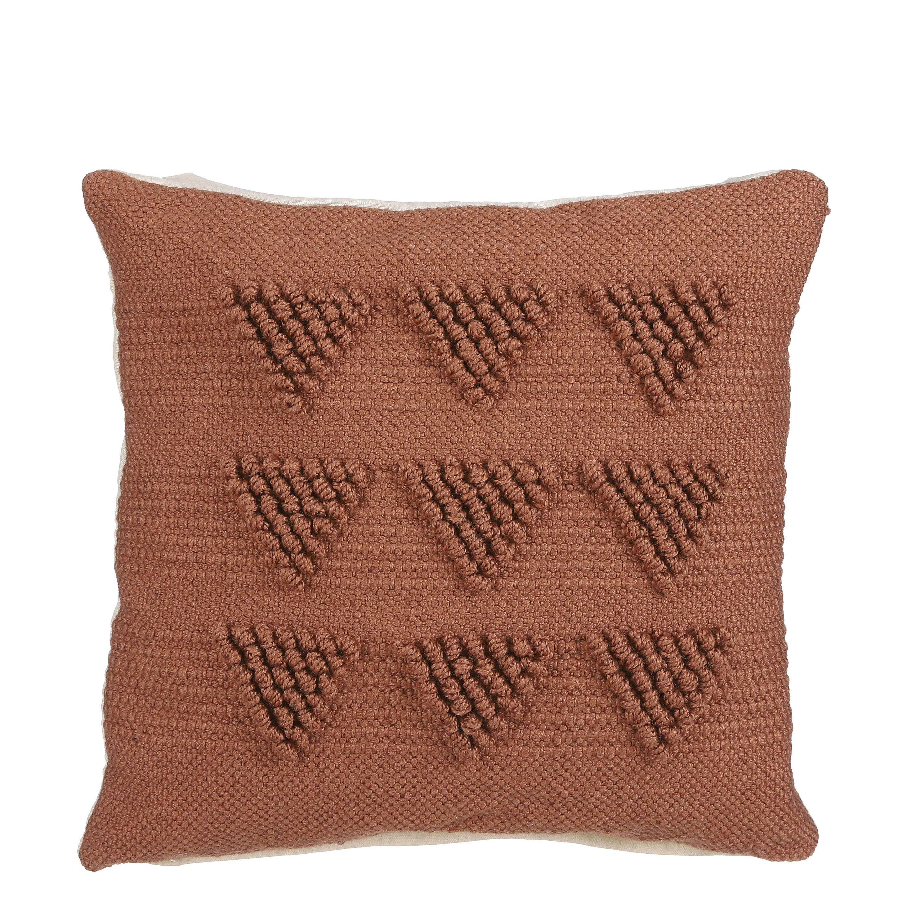 LANDER - Coussin rouille 45x45