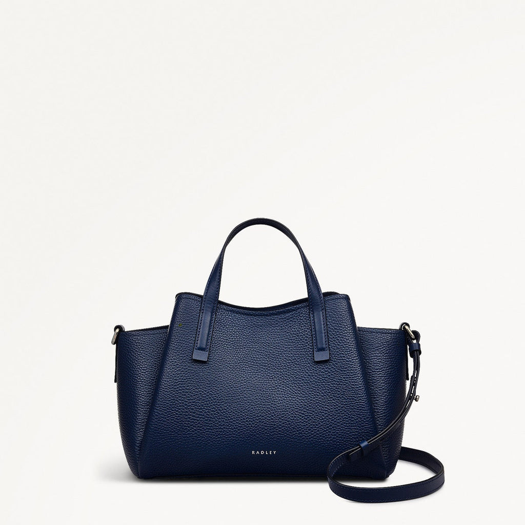 Blake Gardens Leather Small Ziptop Grab Bag