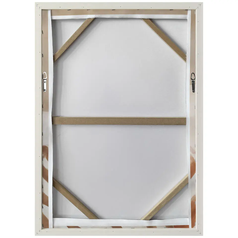 Schilderij vrouw met koffie - 70x50 cm