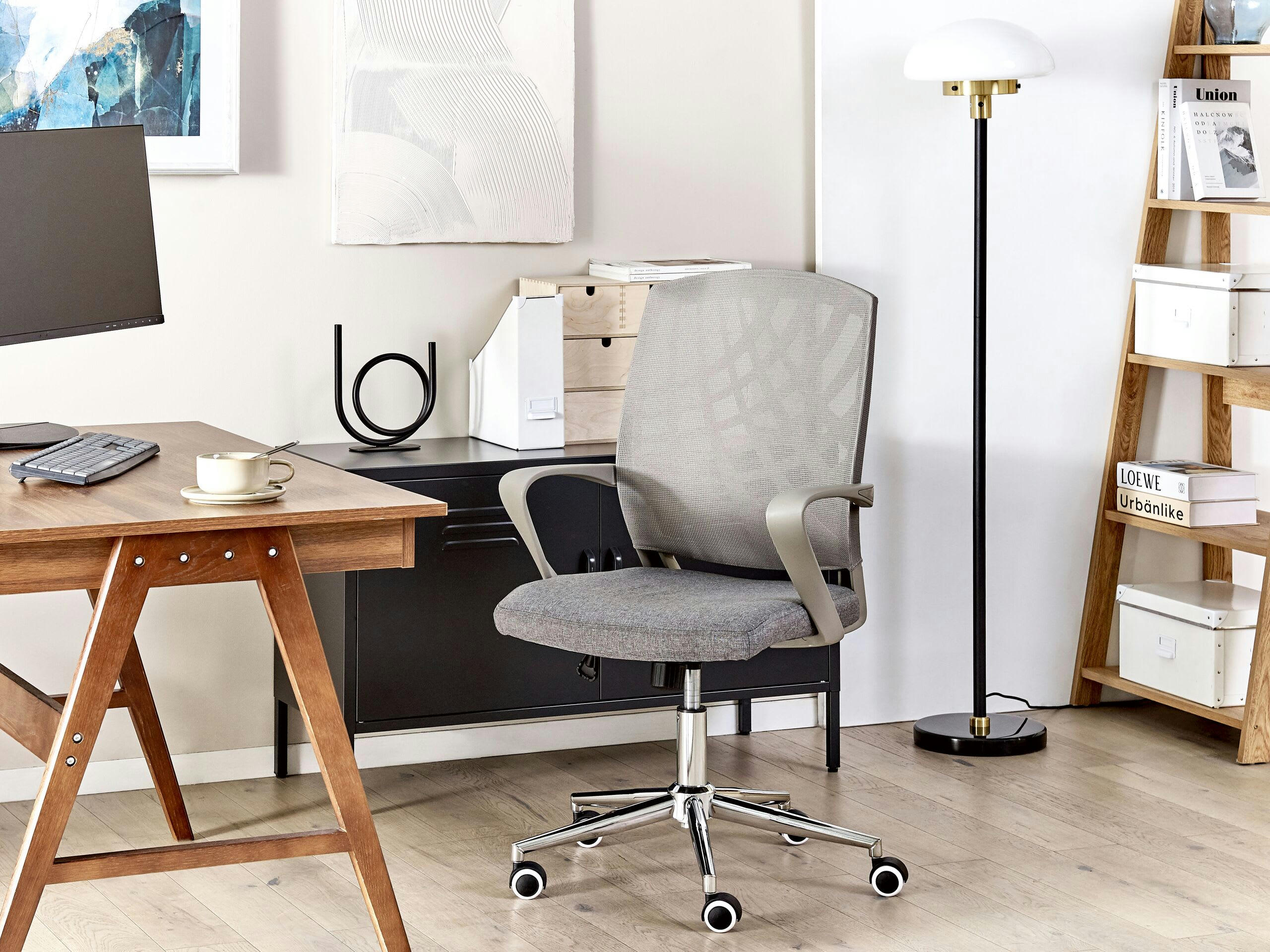 BONNY - Chaise de bureau gris