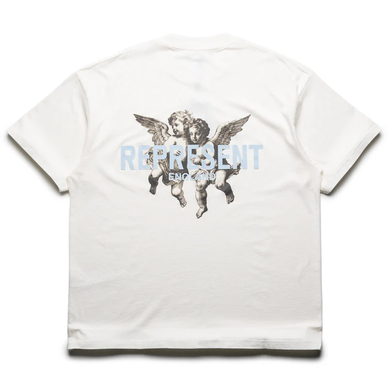 Represent Legacy Cherubs Tee - Flat White