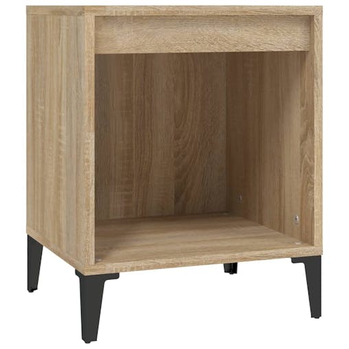 NNEVL Bedside Cabinets 2 pcs Sonoma Oak 40x35x50 cm
