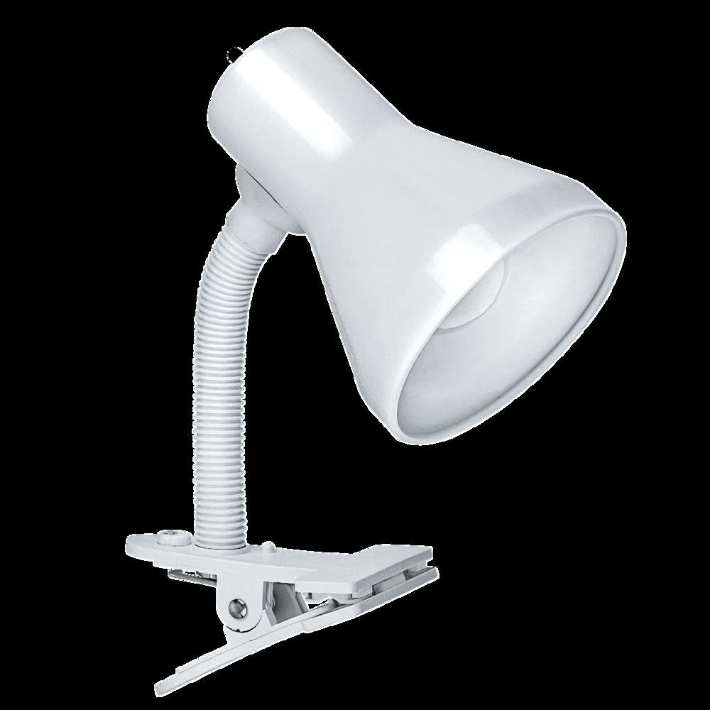 For Living Gooseneck Clip-On Desk Lamp, 10-1/4-in, White