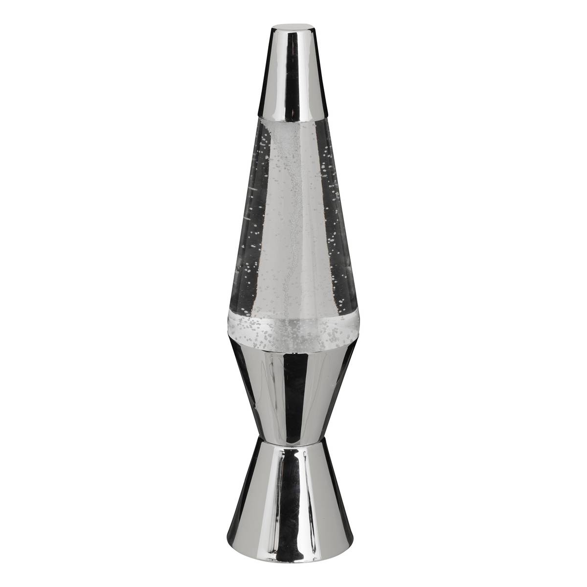 Table Lamp Sector "Lava" Silver, H.36.5 cm