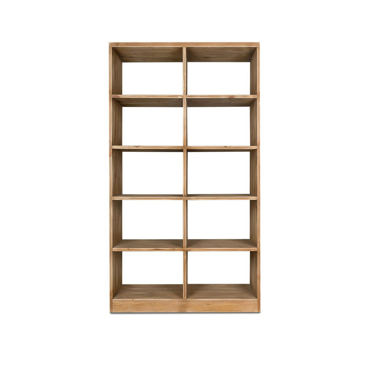 - Bibliothèque 10 casiers bois massif