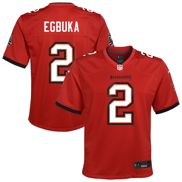 Emeka Egbuka Tampa Bay Buccaneers Nike Youth Team Game Jersey - Red/White/Creamsicle