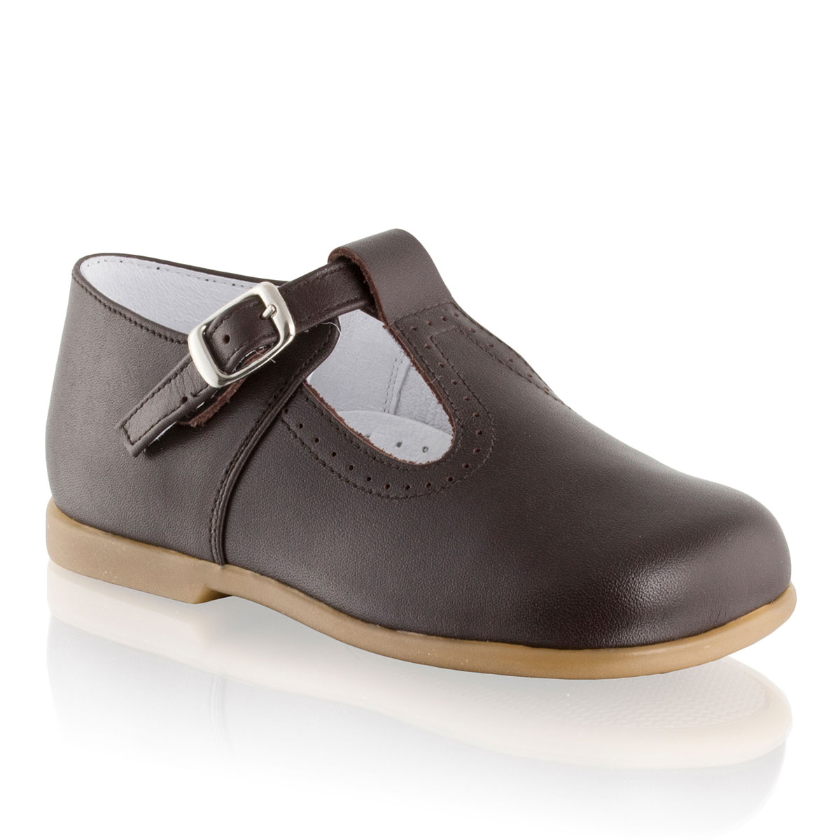Russell & Bromley BUCKLE T T Bar Buckle Pram Shoe