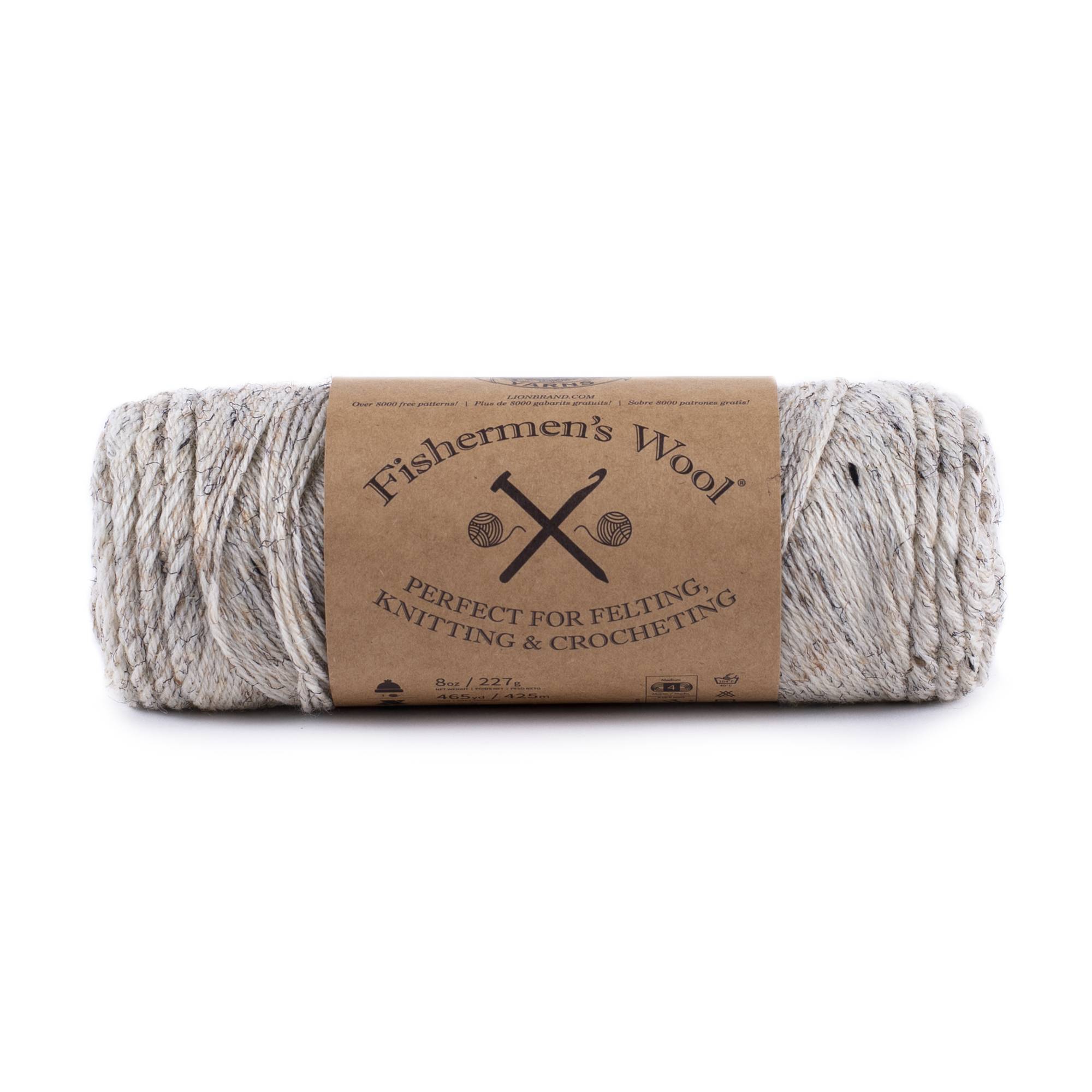 Lion Brand Birch Tweed Fishermen’s Wool 227g