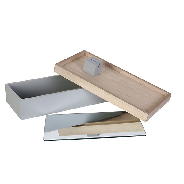 Boîte à bijoux design avec miroir Home