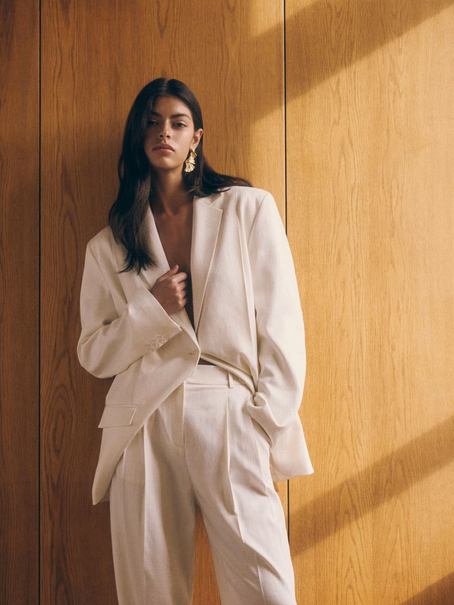 Oversized Viscose Rich Blazer