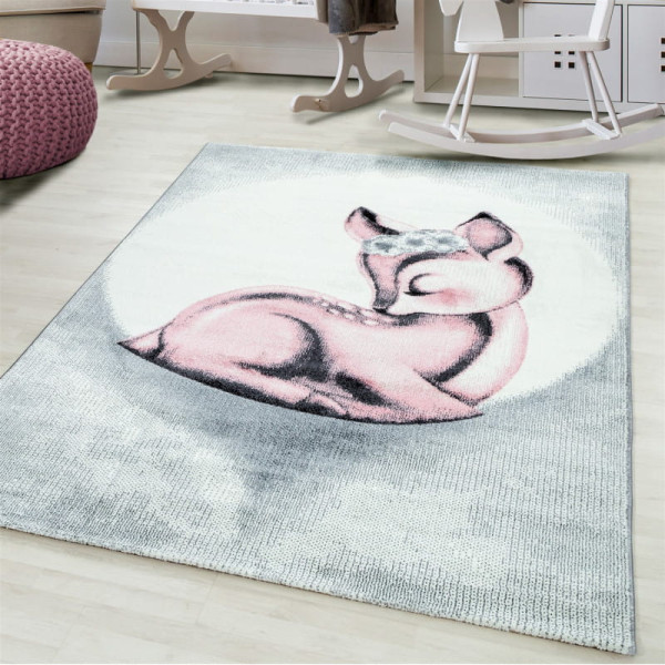 Dywan dziecięcy Bambi różowy 120 cm x 170 cm