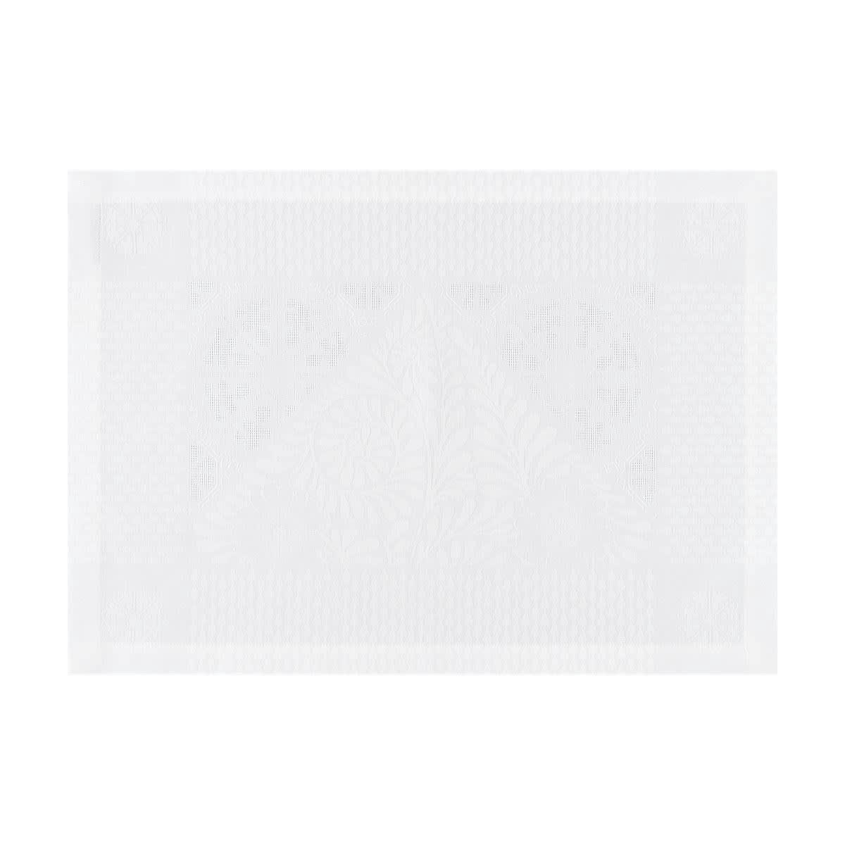 BOSPHORE BLANC - Set de table en coton blanc 54 x 38