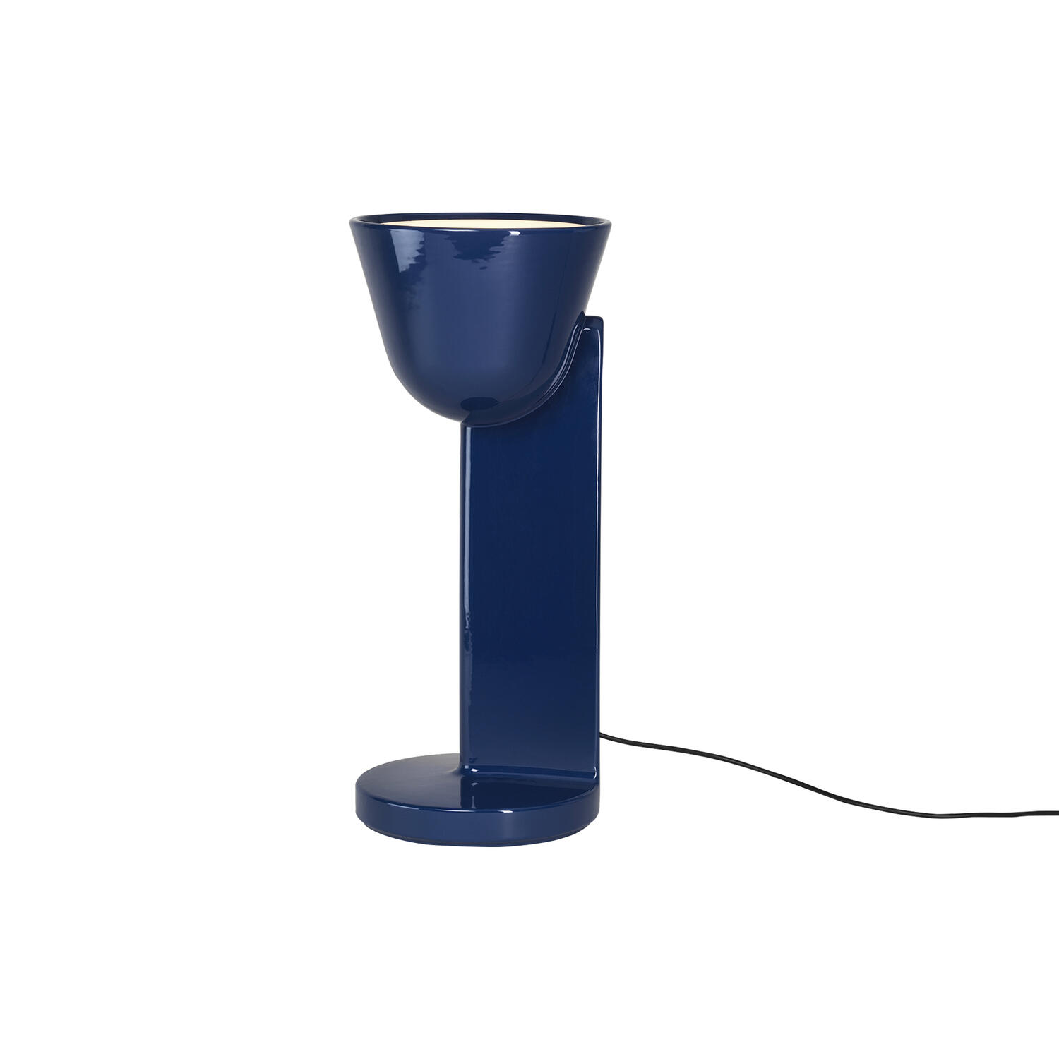 C&eacute;ramique Up bordlampe, navy blue