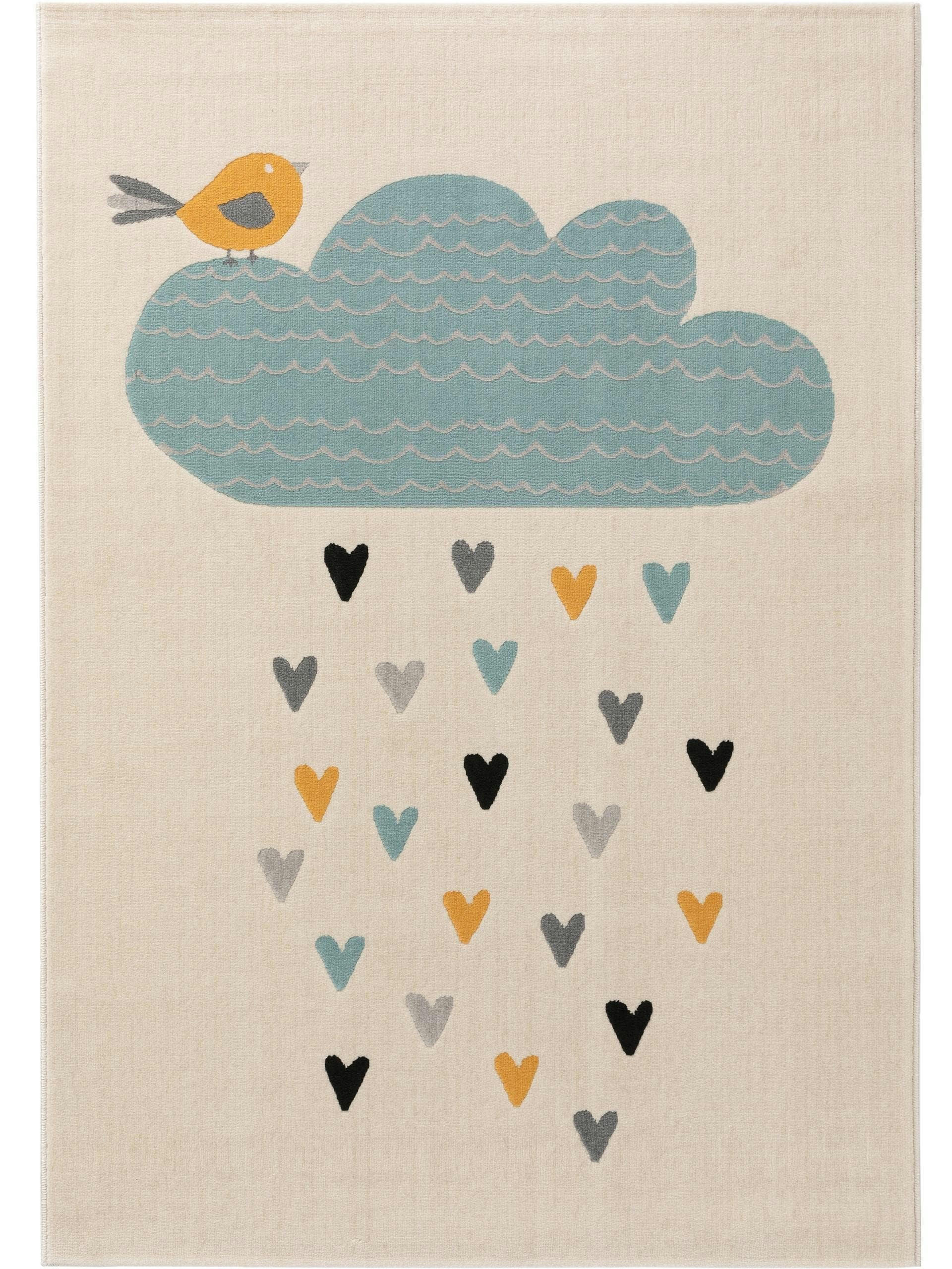 JUNO - Tapis enfant beige 160x230