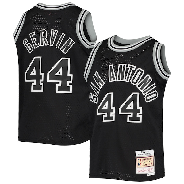 George Gervin San Antonio Spurs Youth 1978/79 Hardwood Classics Swingman Jersey - Black