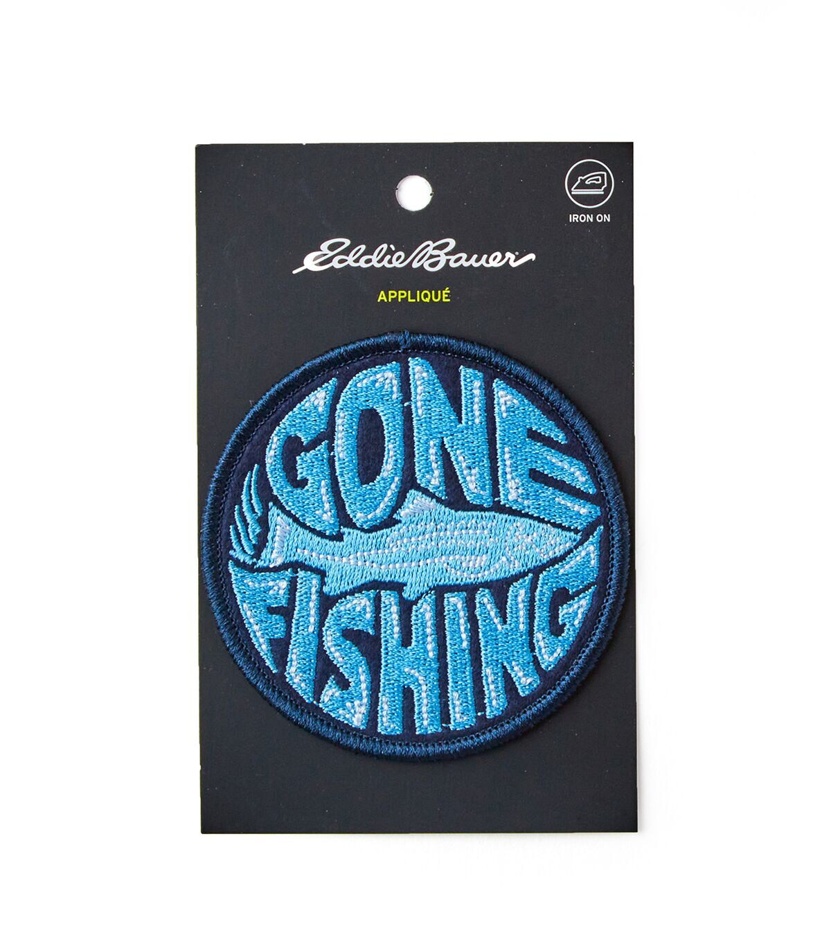 Eddie Bauer 3 Gone Fishing Iron On Patch