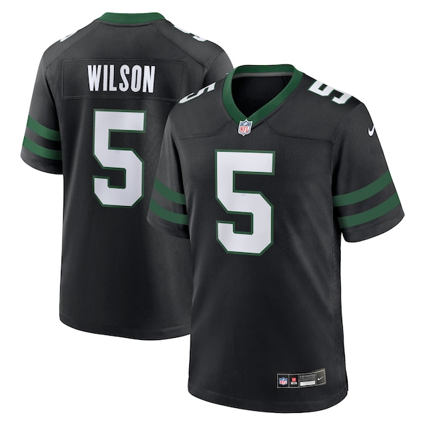 Garrett Wilson New York Jets Nike Alternate Game Jersey - Legacy Black