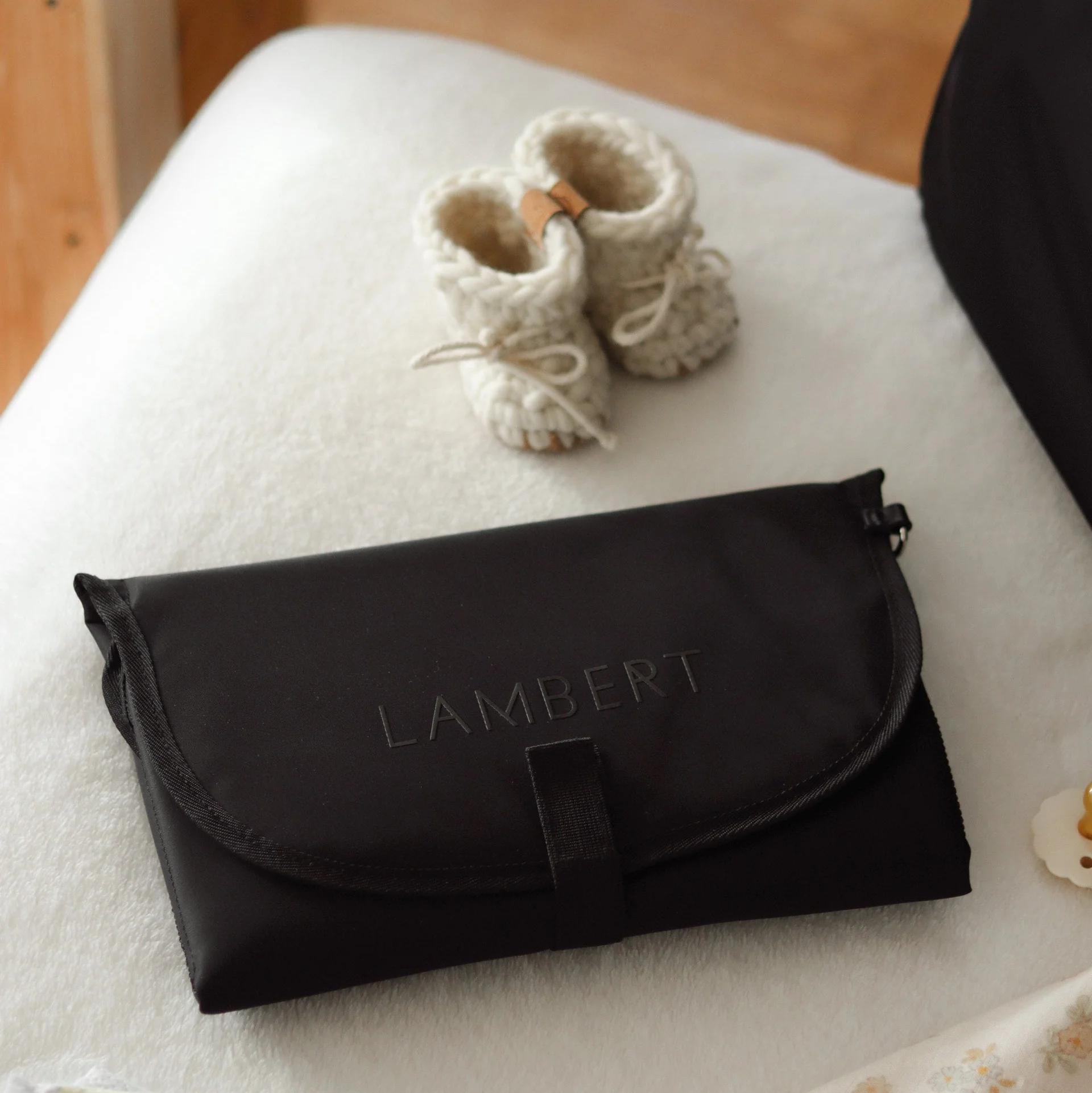 The Milani – Black Maternity Tote Bag in Nylon