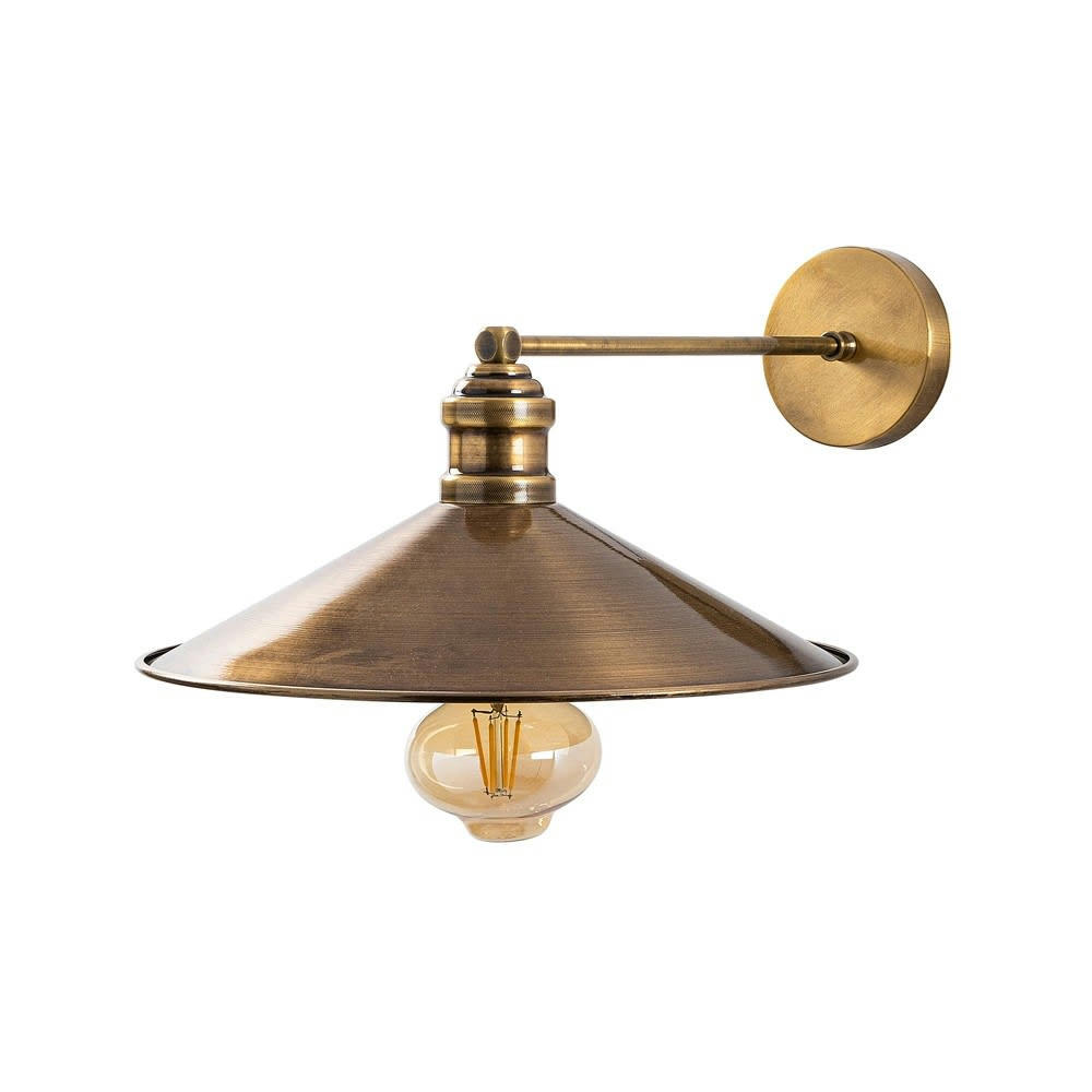 MOMO - Applique murale rétro avec finition en métal vintage