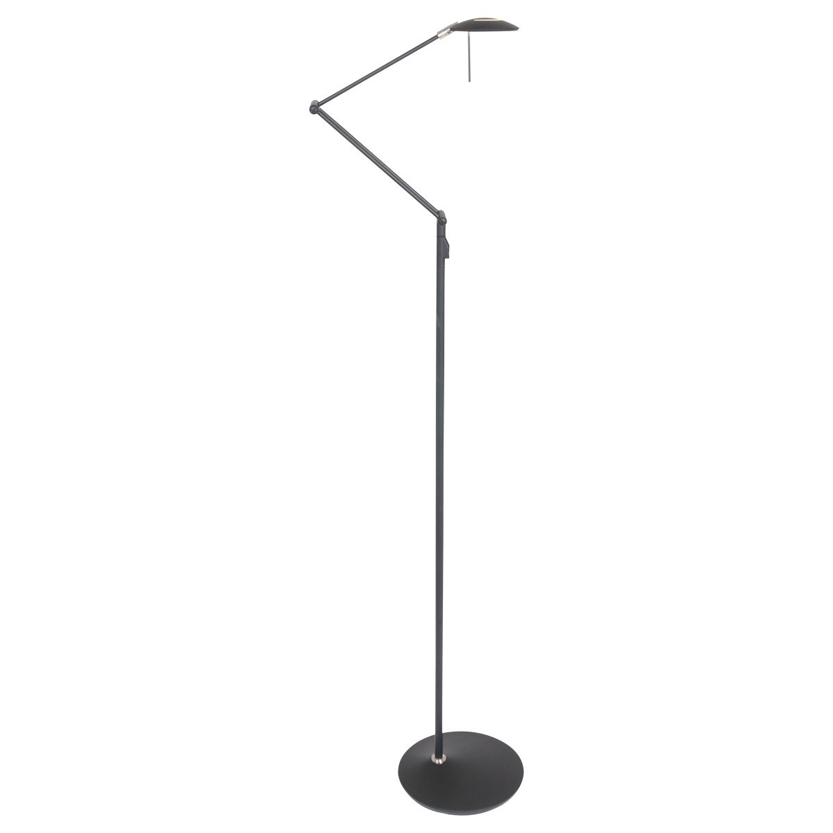 Steinhauer vloerlamp - 1 lichts - 60x 185 cm - zwart