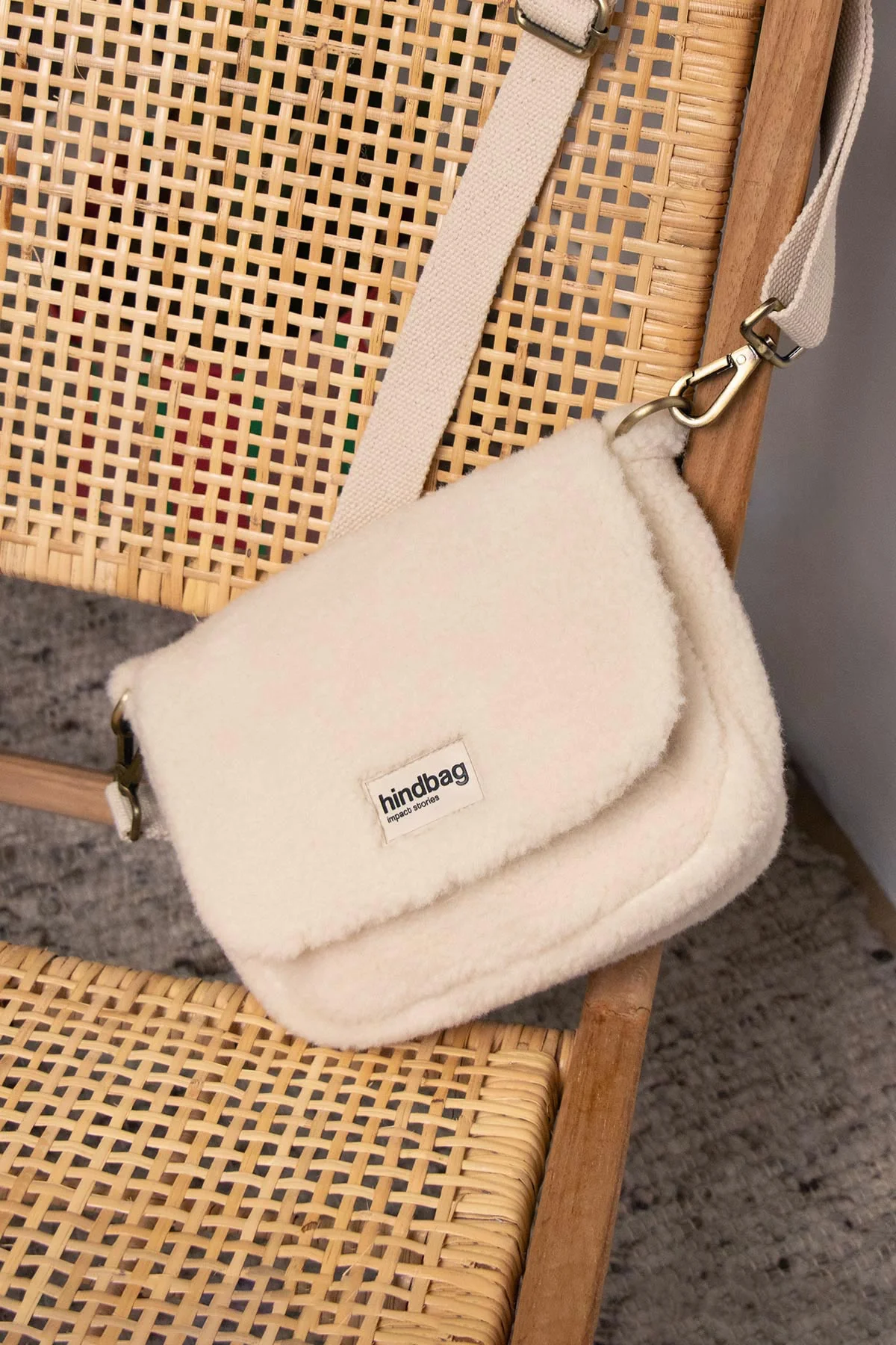 Sac à main Margault Teddy Arctique