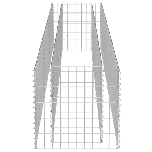NNEVL Gabion Raised Bed Galvanised Steel 270x50x50 cm