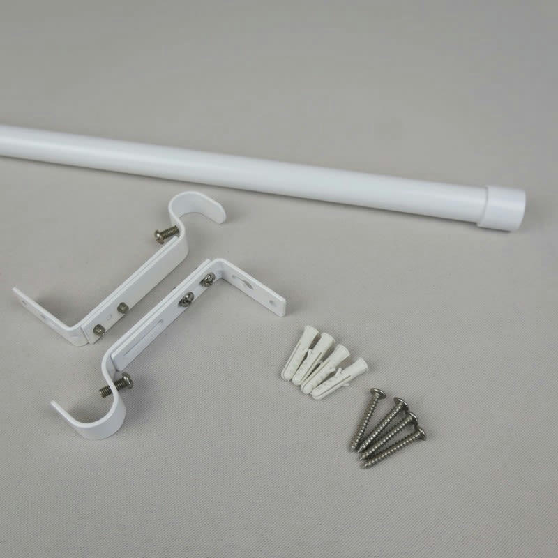 LANCASTER - - kit tringle extensible ø 16/19 mm 165 à 310 cm - Blanc