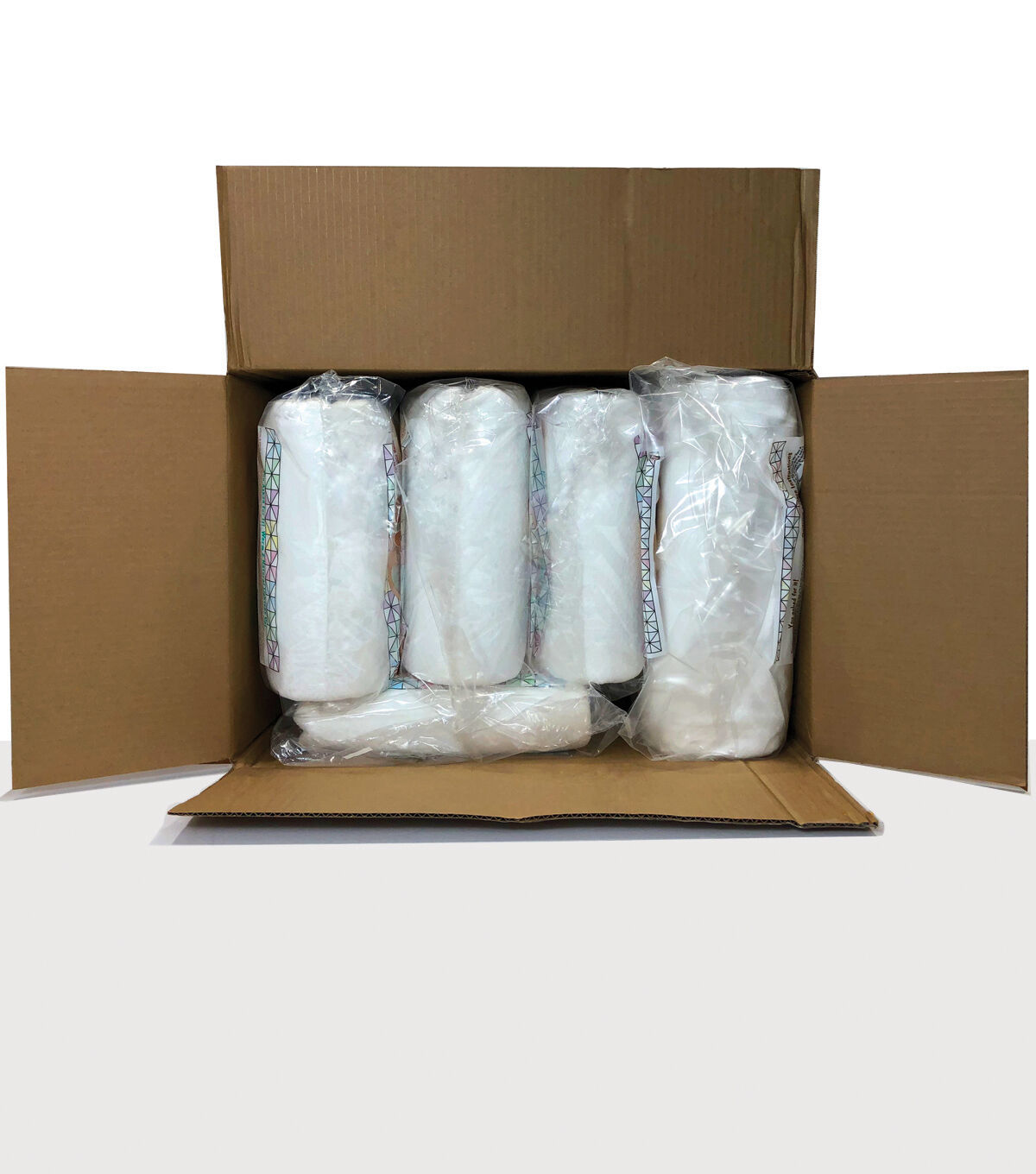 The Warm Company Warm & White Cotton Batting Assortment - 1 King, 2 Queen, 2 Twin