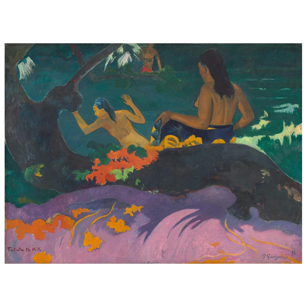 - Tableau - Fatata Te Miti (Au Bord de la Mer) Paul Gauguin 60x80cm