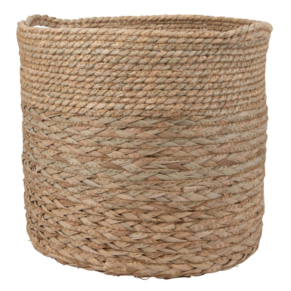 - Panier tressé en fibre végétale